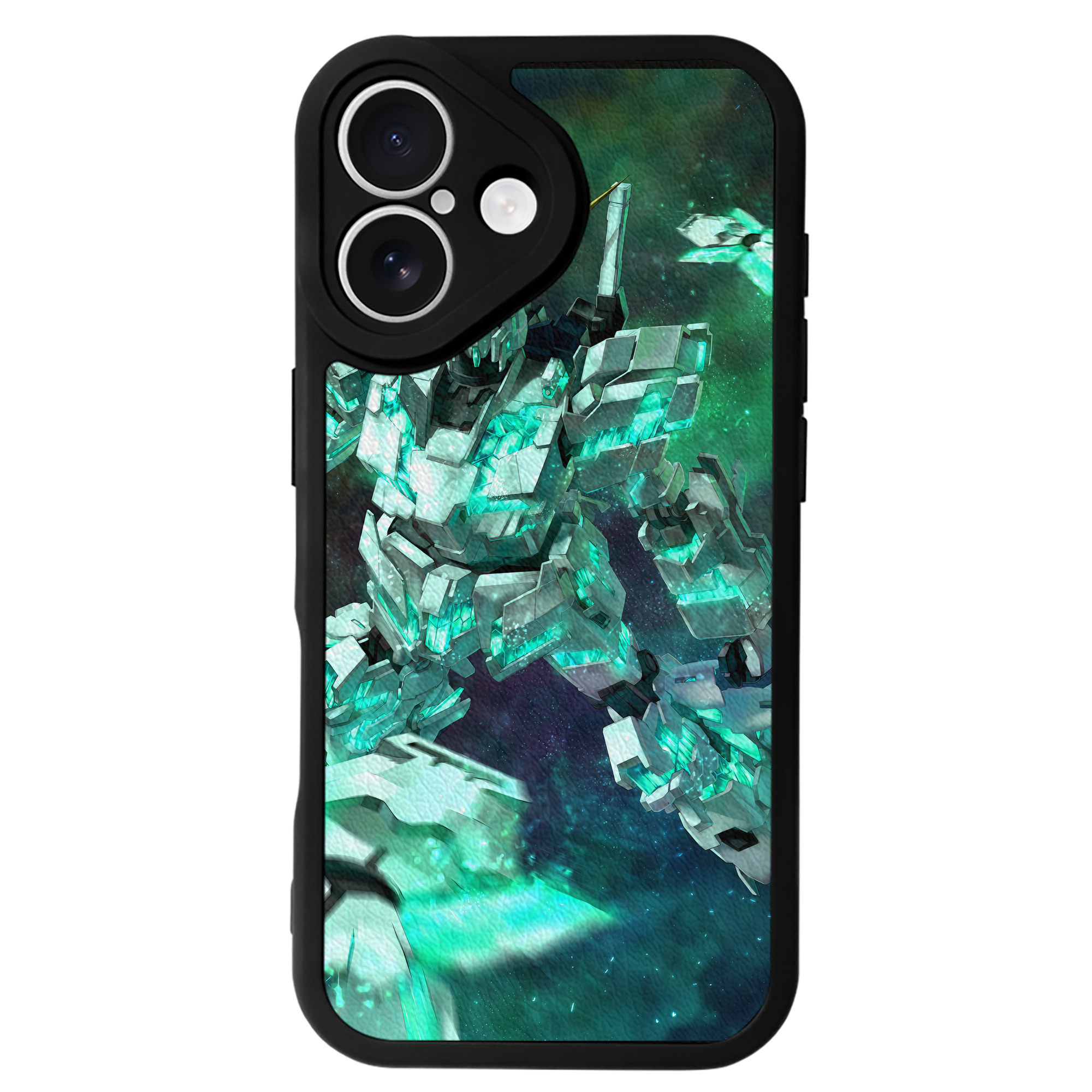 （画像用） 機動戦士ガンダム Mobile Suit Gundam 【iPhone 16シリーズ対応】シリコンスマホケース（レザー調） 材質：シリコン
